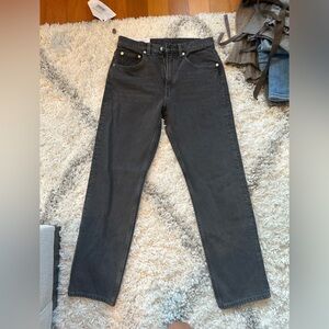 Arket Cropped Black Jeans